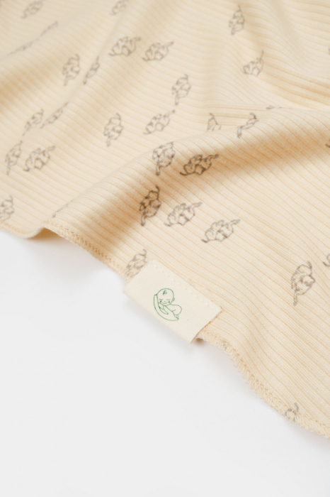 Paturica Printed, BabyCosy, 50% modal+50% bumbac, Stone, 85X85 cm [3]