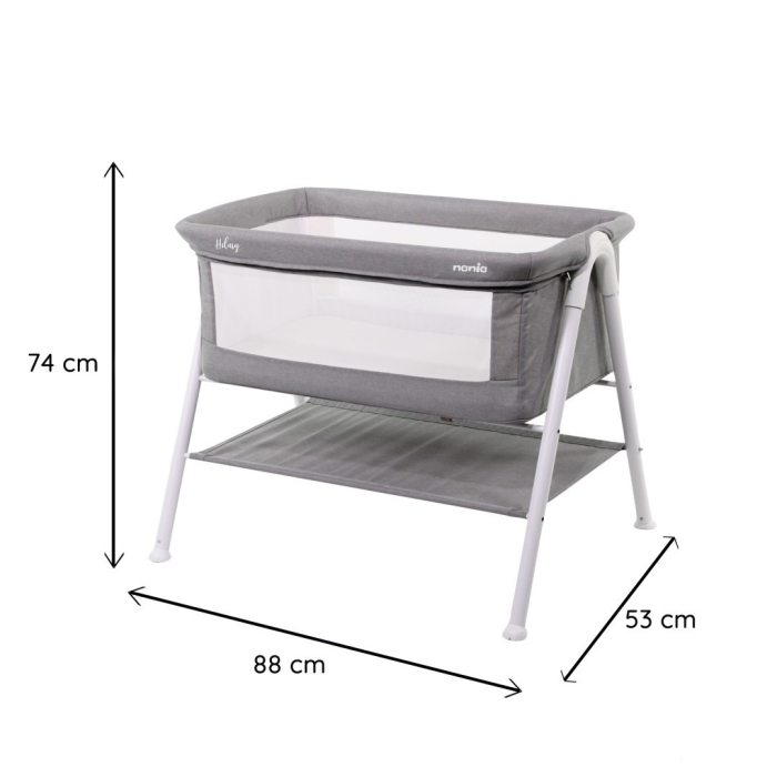 PATUT CO-SLEEPER, HILLARY, GREY [3]