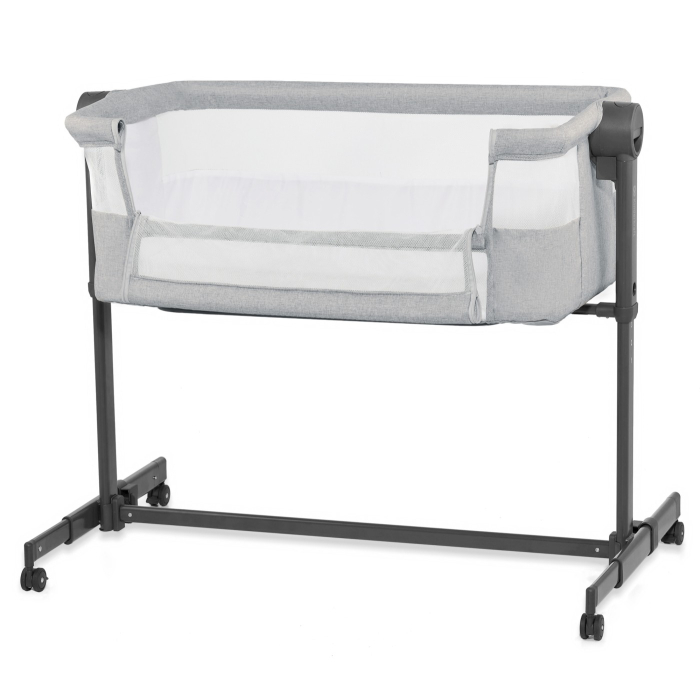 PATUT CO-SLEEPER KINDERKRAFT NESTEE UP 2, GRI DESCHIS [5]