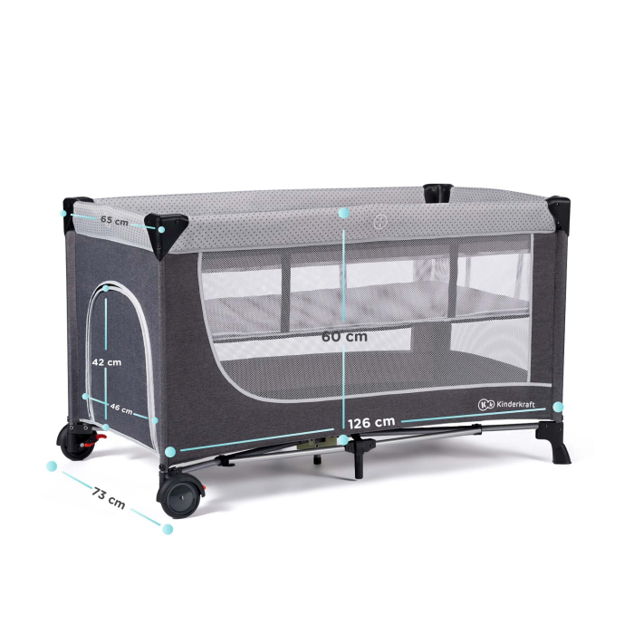 PATUT DE CALATORIE KINDERKRAFT LEODY, GREY [3]