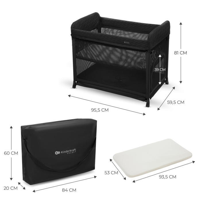 PATUT DE CALATORIE KINDERKRAFT MOON DREAM, BLACK [11]