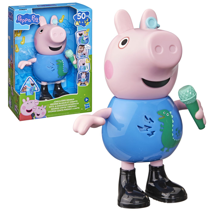 PEPPA PIG FIGURINA GEORGE INTERACTIVA CANTA SI GLUMESTE [8]