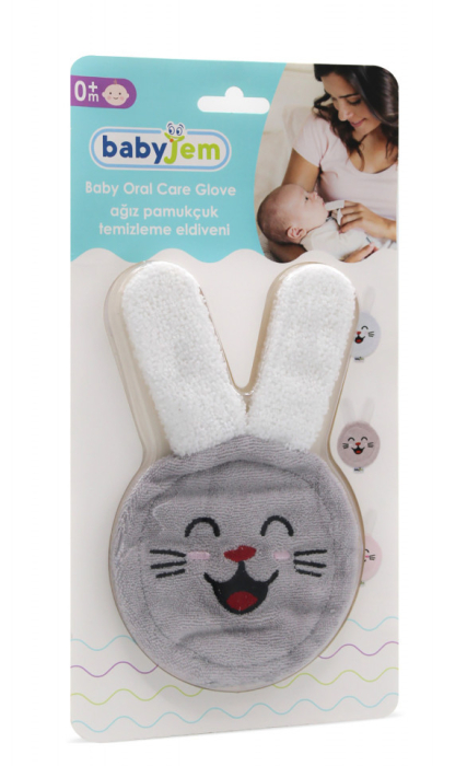 Periuta de dinti pentru folosire pe deget BabyJem (Culoare: Gri) [8]