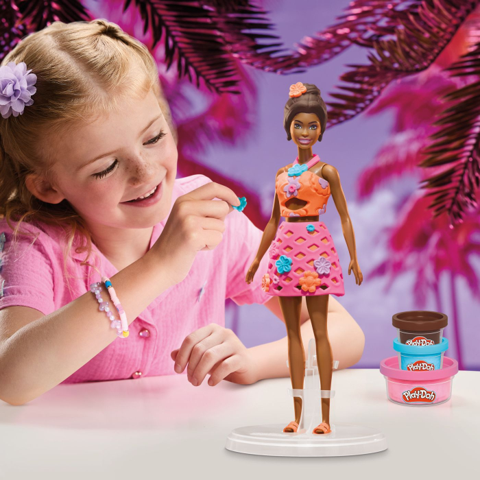 PLAY DOH BARBIE SET CREATII VESTIMENTARE ZI DE PLAJA COCHETA [5]