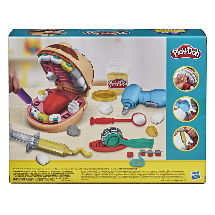 PLAY-DOH SET DENTISTUL CU ACCESORII SI DINTI COLORATI [8]