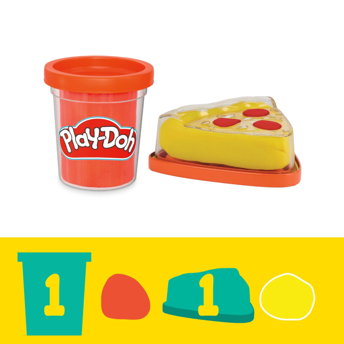 PLAY DOH SET PIZZA SI MILKSHAKE [8]