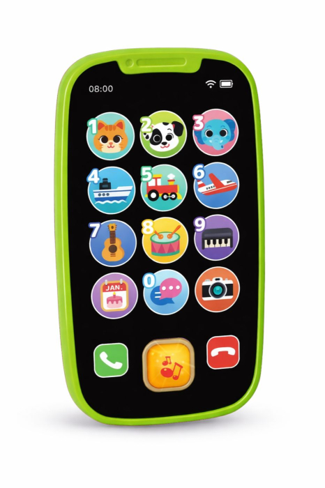 PRIMUL MEU TELEFON SMART VERDE CU MUZICA SI LUMINI [2]