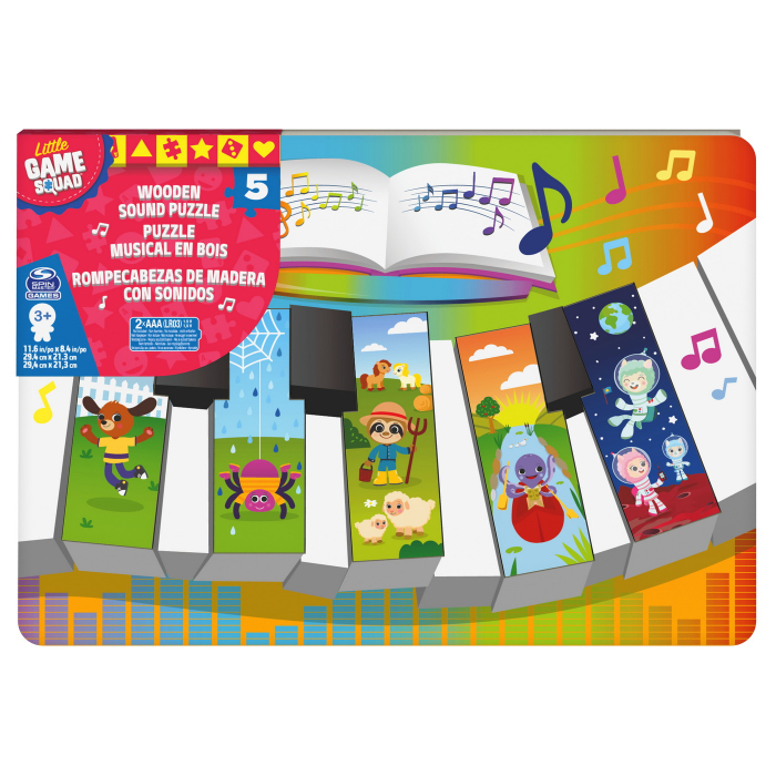 PUZZLE DIN LEMN IN FORMA DE PIAN CU SUNETE [3]