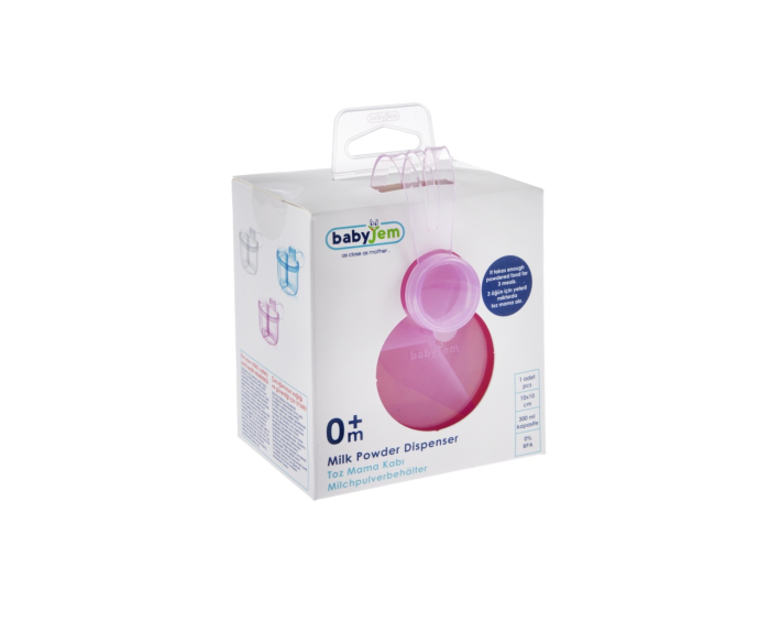 Recipient pentru lapte praf cu 3 compartimente BabyJem (Culoare: Alb) [6]