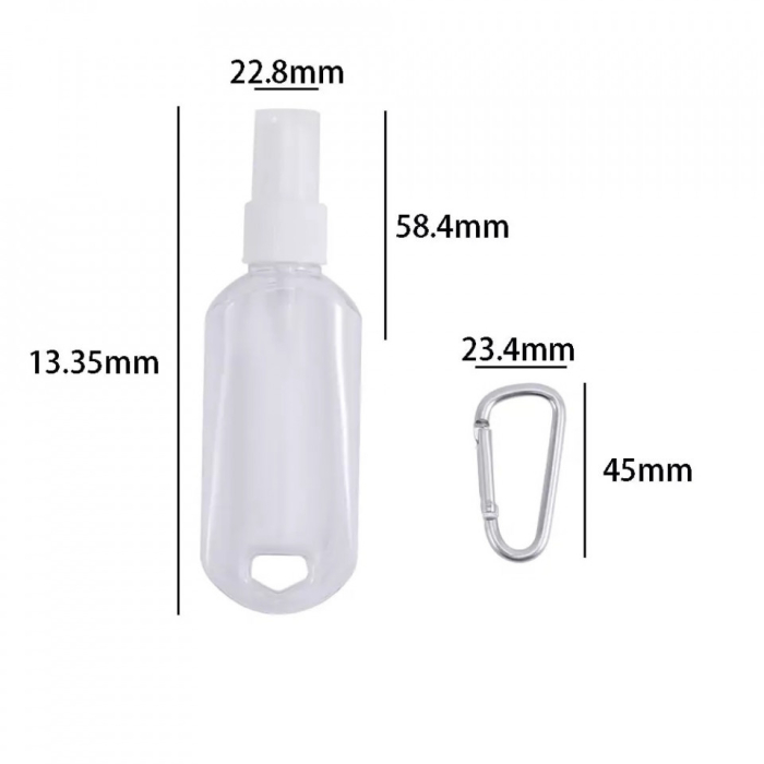 Recipient portabil pentru lichide cu pulverizator - 30 ml Drool [3]