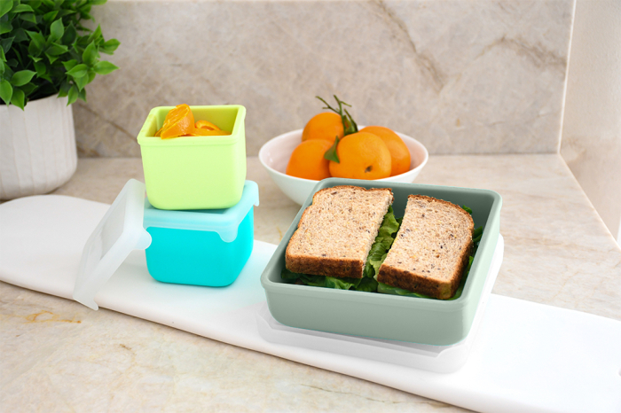 RECIPIENT SILICON PENTRU SANDWICH, MELII LUXE, SAGE [2]