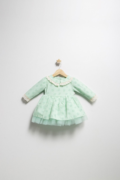 Rochita eleganta pentru fetite Elbise, Tongs baby, cu tulle si volane [2]