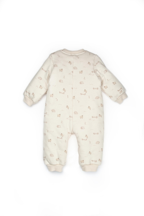 Salopeta cu fermoar, Lamb, BabyCosy, 100% bumbac organic [3]