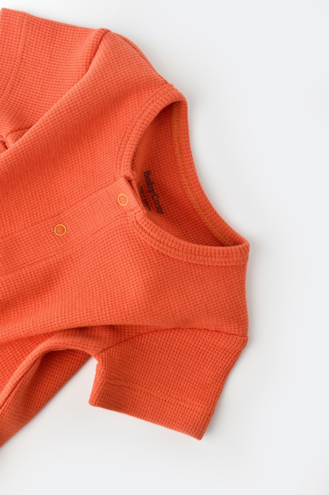 Salopeta cu pantaloni scurti - 100% bumbac organic - Scortisoara, BabyCosy [5]
