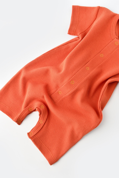 Salopeta cu pantaloni scurti - 100% bumbac organic - Scortisoara, BabyCosy [4]