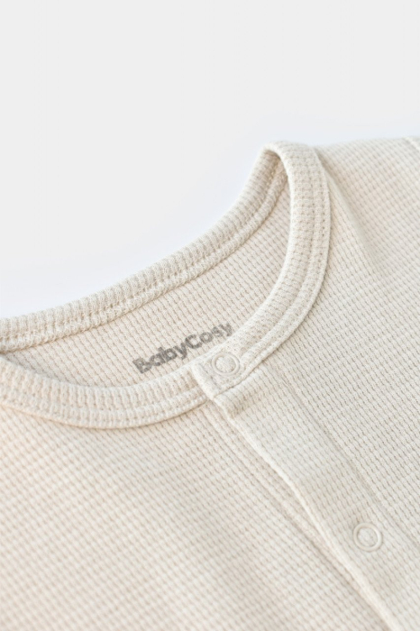 Salopeta fara maneci si pantaloni scurti - 100% bumbac organic - Stone, BabyCosy [4]