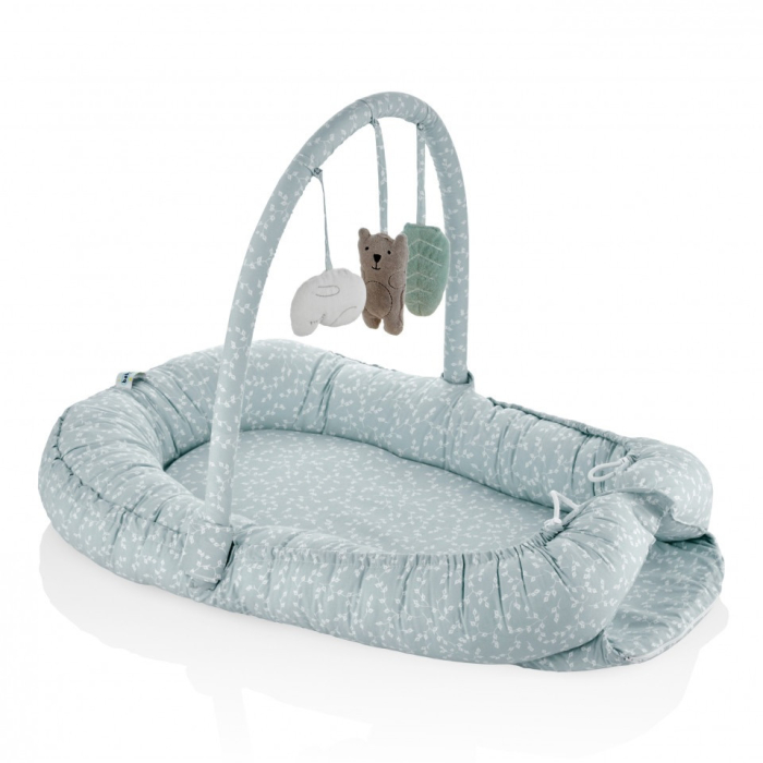 Salteluta BabyNest cu bara jucarii Between parents (Culoare: Turcoaz) [11]