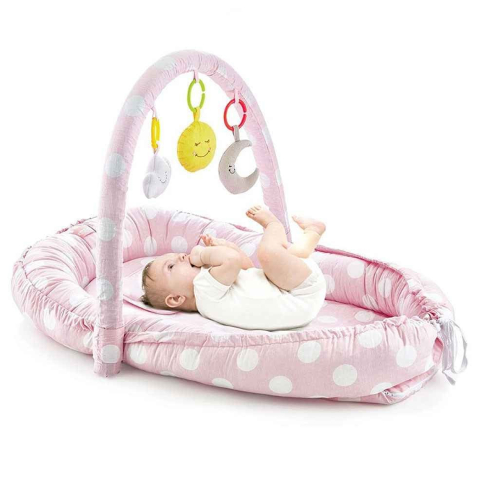 Salteluta BabyNest cu bara jucarii Between parents (Culoare: Turcoaz) [10]