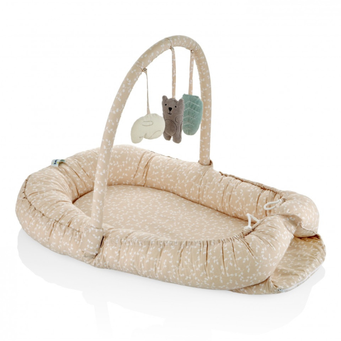 Salteluta BabyNest cu bara jucarii Between parents (Culoare: Turcoaz) [12]