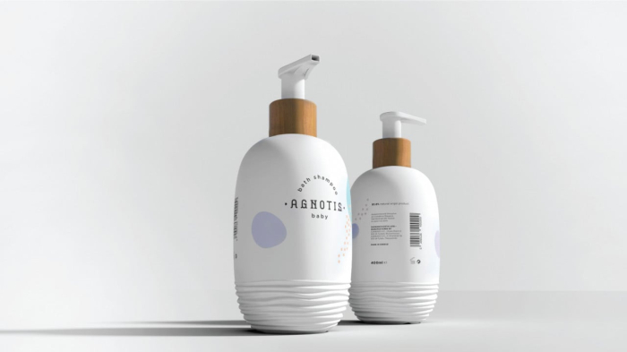 Sampon si gel de dus hipoalergenic 2 in 1 pentru bebelusi si copii Agnotis 400 ml [9]