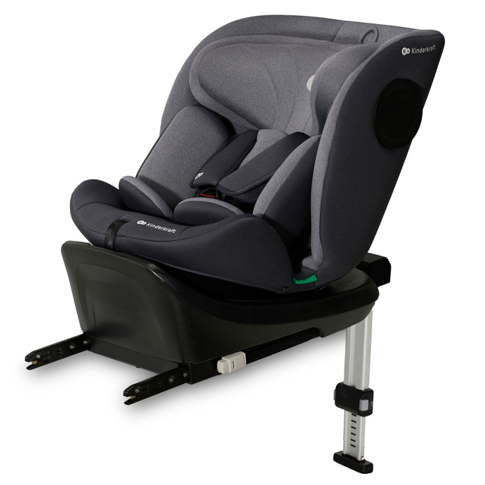 SCAUN AUTO I-SIZE, 40-150 CM, KINDERKRAFT I-360, GREY [7]