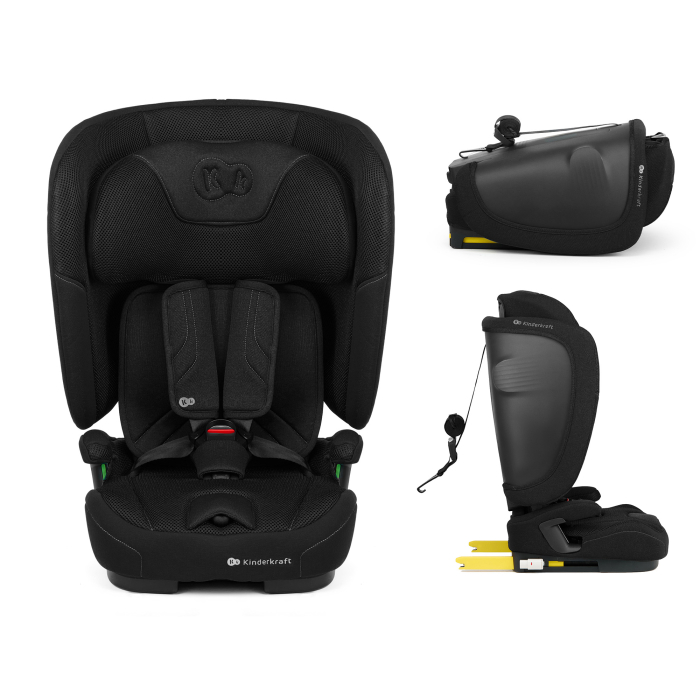 SCAUN AUTO KINDERKRAFT FIX2GO 76-150 CM, BLACK [10]