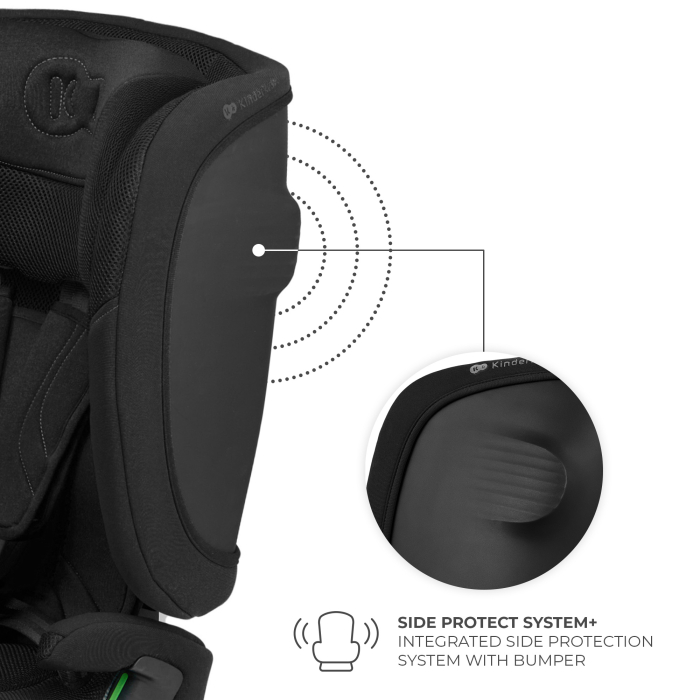 SCAUN AUTO KINDERKRAFT FIX2GO 76-150 CM, BLACK [5]