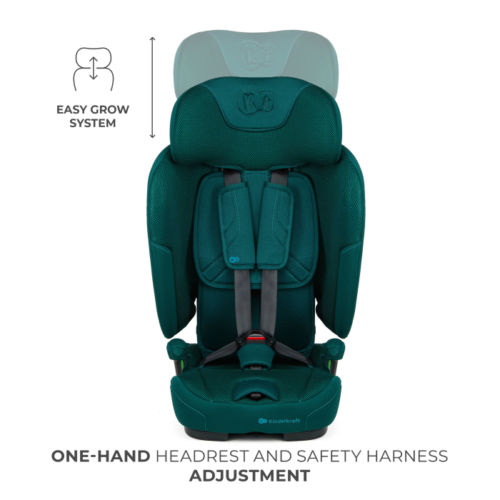 SCAUN AUTO KINDERKRAFT FIX2GO 76-150 CM, GREEN [10]