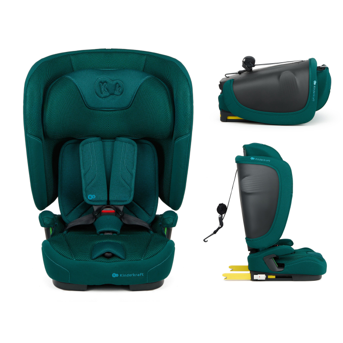 SCAUN AUTO KINDERKRAFT FIX2GO 76-150 CM, GREEN [4]