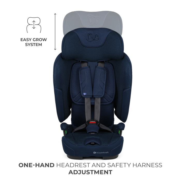 SCAUN AUTO KINDERKRAFT FIX2GO 76-150 CM, NAVY [9]