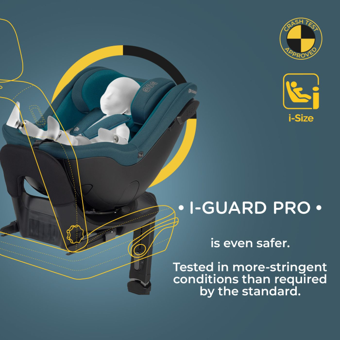 SCAUN AUTO KINDERKRAFT I-GUARD PRO I-SIZE 61-105 CM, GRAPHITE BLACK [15]
