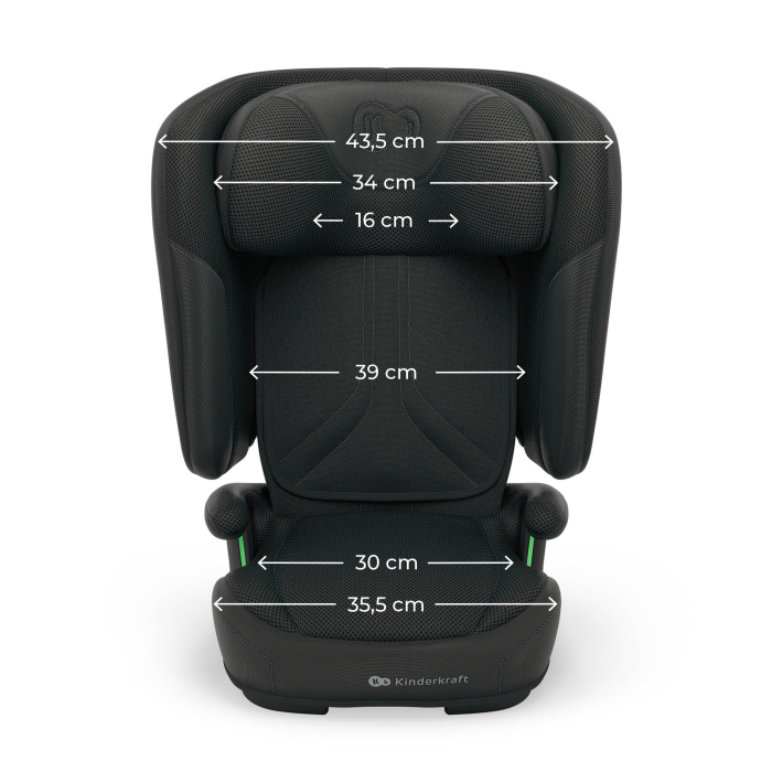 SCAUN AUTO KINDERKRAFT UNITY2 100-150 CM, BLACK [10]