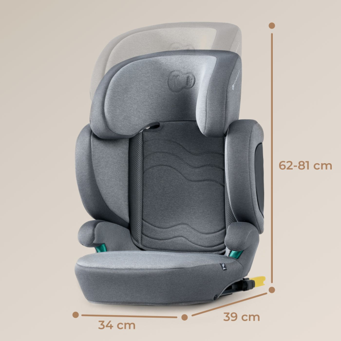 SCAUN AUTO KINDERKRAFT XPAND 2 I-SIZE 100-150 CM, ROCKET GREY [3]