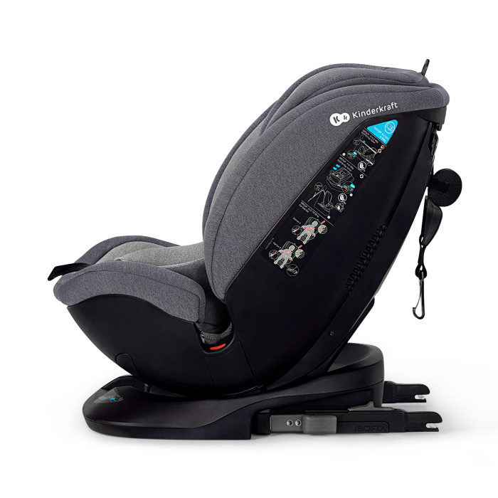 SCAUN AUTO KINDERKRAFT XPEDITION ROTATIV, 0-36 KG, CU ISOFIX, GREY [2]