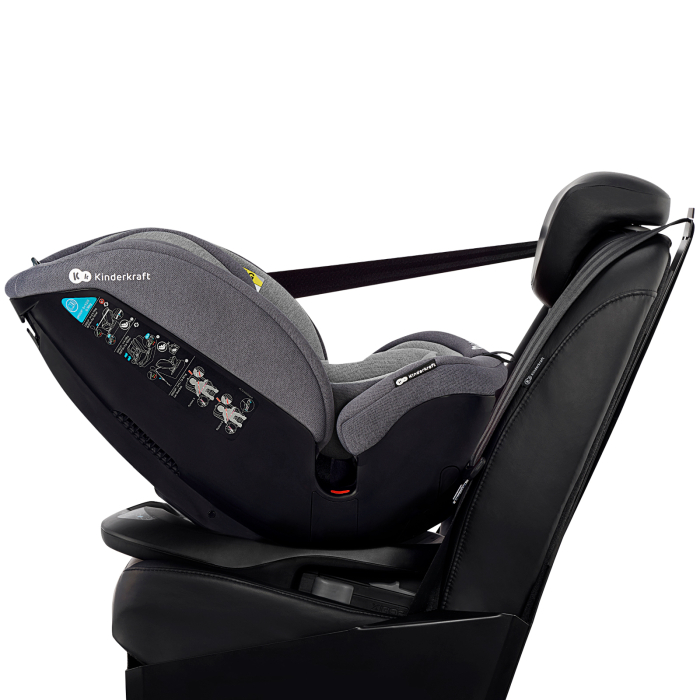 SCAUN AUTO KINDERKRAFT XPEDITION ROTATIV, 0-36 KG, CU ISOFIX, GREY [8]