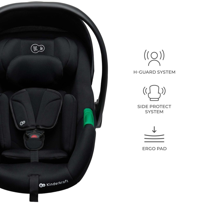 SCOICA AUTO I-SIZE, 40-87 CM, KINDERKRAFT MINK PRO2 , BLACK [5]