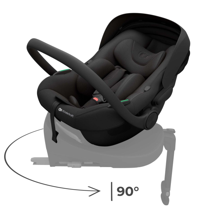 SCOICA AUTO KINDERKRAFT I-LITE 40-87 CM, BLACK [4]