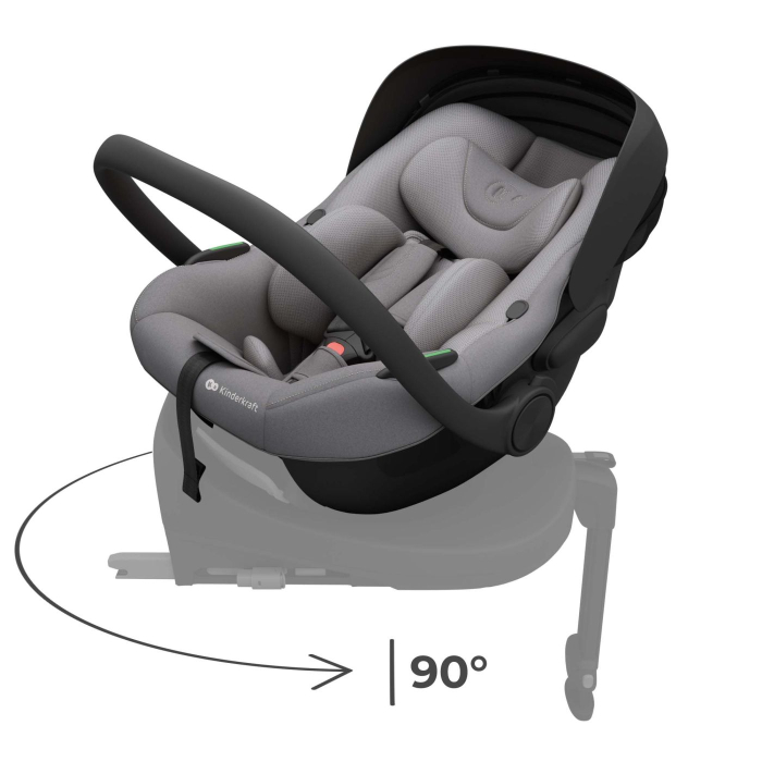 SCOICA AUTO KINDERKRAFT I-LITE 40-87 CM, GREY [4]