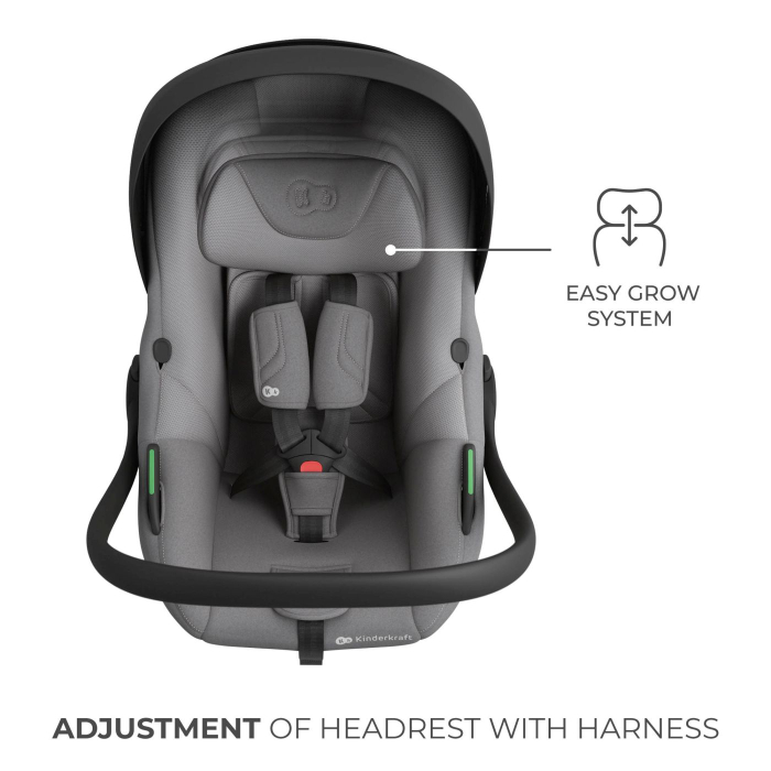 SCOICA AUTO KINDERKRAFT I-LITE 40-87 CM, GREY [9]