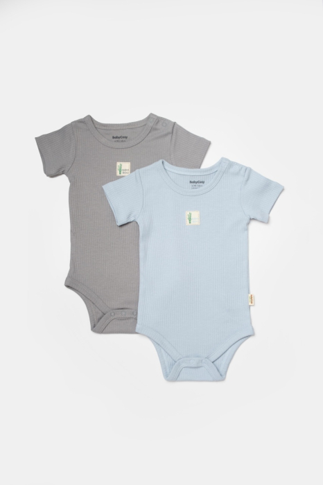 Set 2 body Bamboo, blue, BabyCosy, 50% bumbac+50%bambus [2]