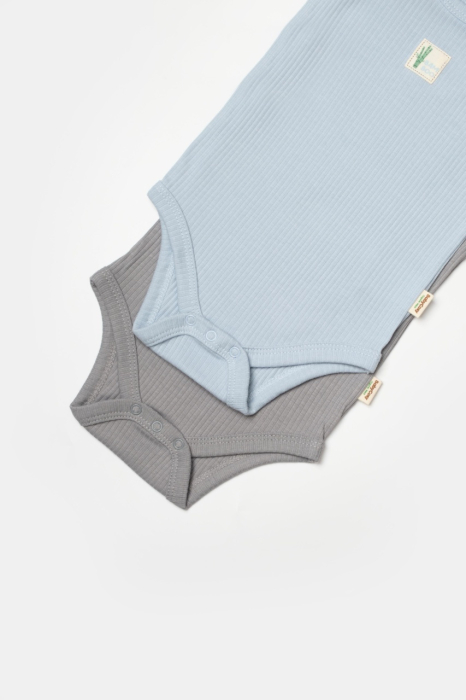 Set 2 body Bamboo, blue, BabyCosy, 50% bumbac+50%bambus [6]