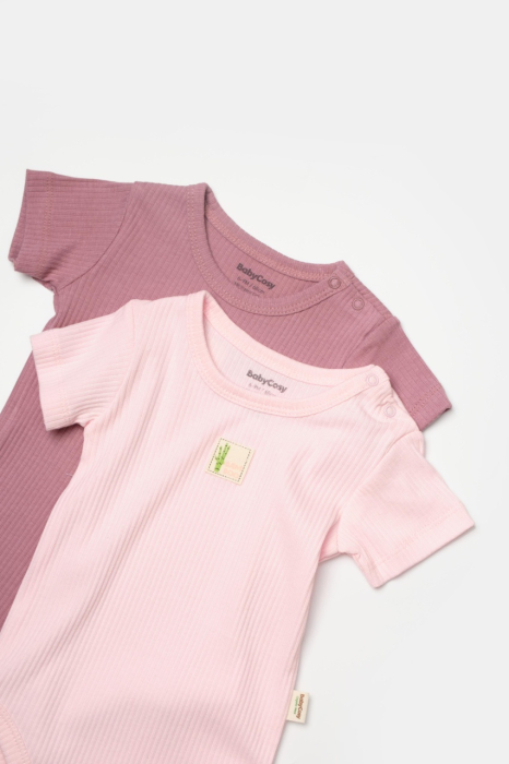 Set 2 body Bamboo,roz, BabyCosy, 50% bumbac+50%bambus [6]