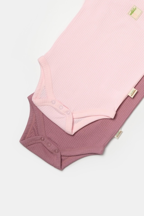 Set 2 body Bamboo,roz, BabyCosy, 50% bumbac+50%bambus [5]