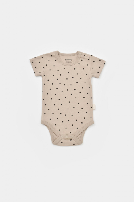 Set 2 body-uri bebe unisex Girafa, BabyCosy, 100% bumbac organic [2]