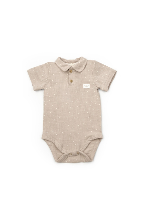 Set 2 body-uri cu guler TeddyBear, BabyCosy, 100% bumbac [7]
