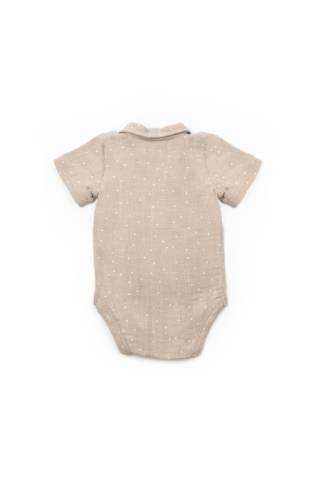 Set 2 body-uri cu guler TeddyBear, BabyCosy, 100% bumbac [5]