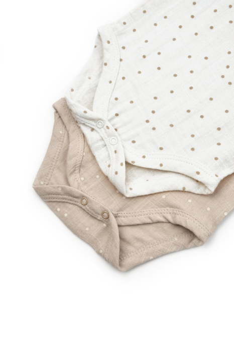 Set 2 body-uri cu guler TeddyBear, BabyCosy, 100% bumbac [4]
