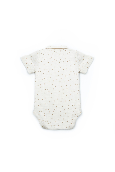 Set 2 body-uri cu guler TeddyBear, BabyCosy, 100% bumbac [3]
