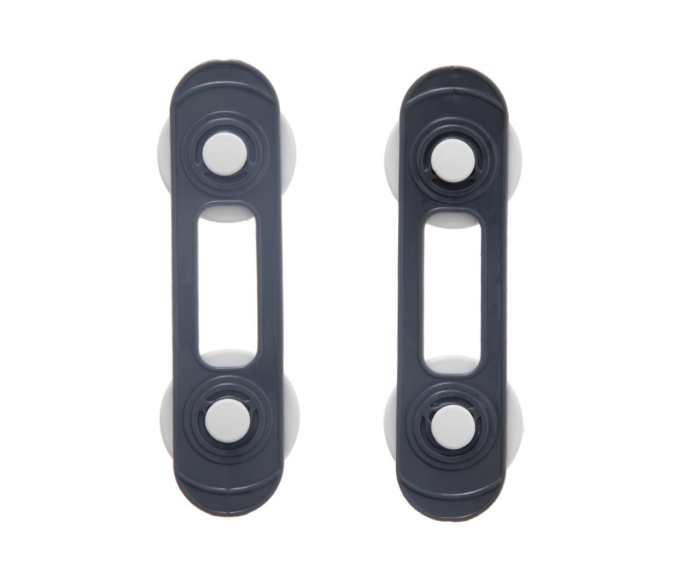 Set 2 mini sigurante universale pentru usi si dulapuri BabyJem, antracit [2]