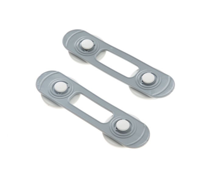 Set 2 mini sigurante universale pentru usi si dulapuri BabyJem, gri [4]